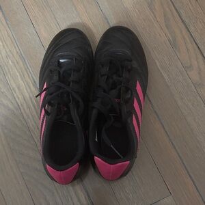 Adidas Black and Pink Athletic Shoes